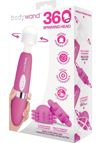 Bodywand 360 Spinning Head Massager by Xgen Products - Luxury Sex Toys