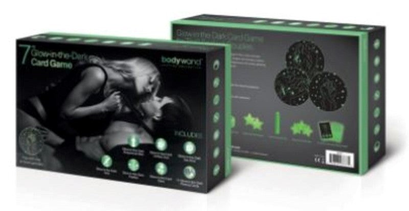 Bodywand 7 Piece Glow-in-the-dark Card Game - - Sex Games, Coupons and Tricks