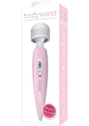 Bodywand Personal Mini Rechargeable Massager Pink - - Body Wands