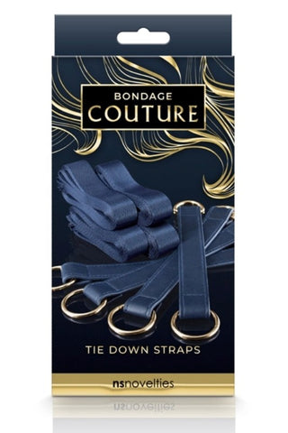 Bondage Couture Tie Down Straps by NS Novelties - Cuffs and Restraints