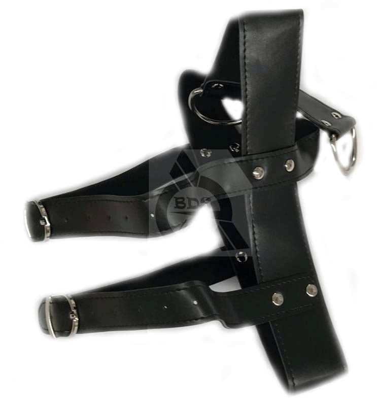 Bondage Head Harness Hanger Thick - - Masks And Blindfolds