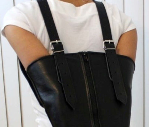 Bondage Leather Arm Binder Restraints by BDStyle - Cuffs and Restraints