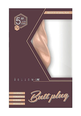 Bottom Line Vibrating Butt Plug Model 005 by Shots Toys - Anal Vibrators