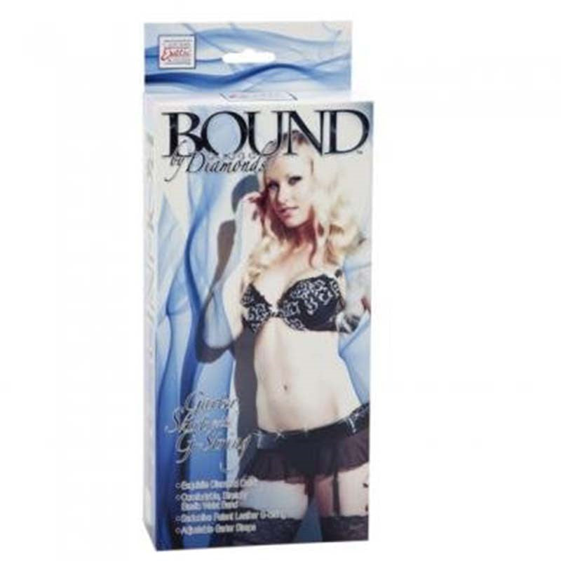 Bound By Diamonds Garter Skirt With G-String - - Body Stockings