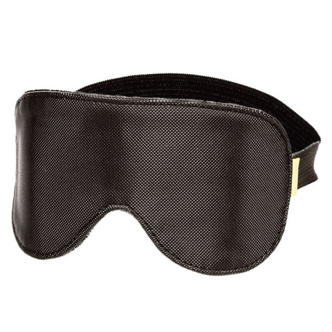 Boundless Fetish Play Blackout Eye Mask Leather - Masks And Blindfolds