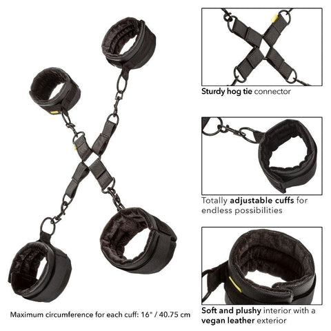 Boundless Bondage Hog Tie by California Exotics - Cuffs and Restraints