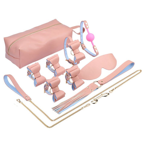 Bow Bondage Kit Leather 29 cm by BDStyle - Bondage Kits