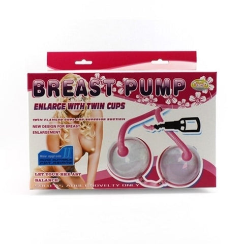 Silicone Dual-Cup Breast Pump by BDStyle - Breast and Nipple Toys