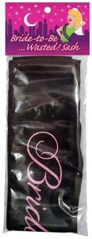 Bride To Be Wasted Sash Sexy Costume by Kheper Games - Fancy Dress Ups