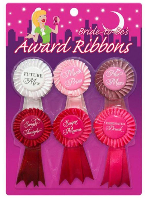 Bride-To-Be Award Ribbons - - Sex Games, Coupons and Tricks