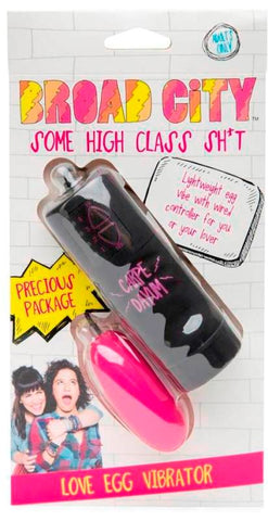 Broad City Love Egg Vibrator by Lovehoney - Remote Control Vibrators