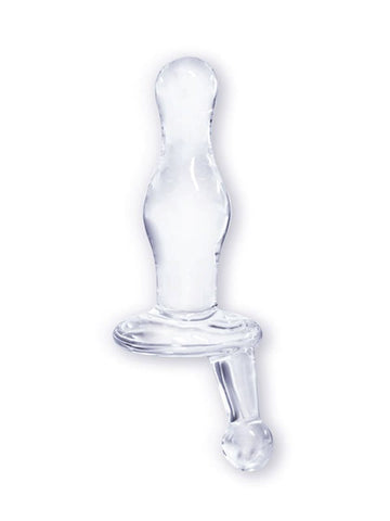 Buttmans Viewable Glass Butt Plug Curves - Glass Sex Toys