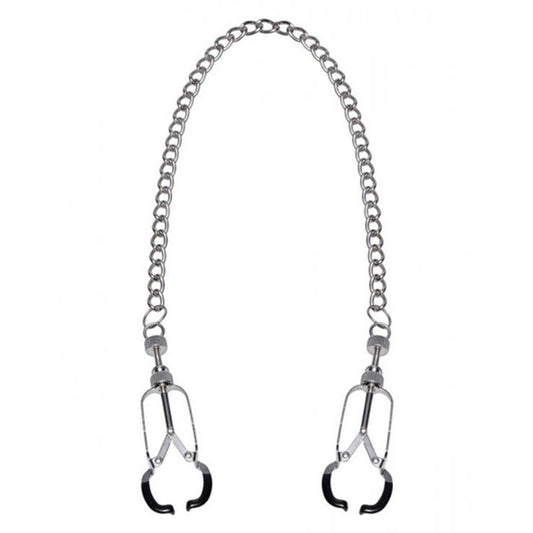Caliper Nipple Clamps with Removable Chain - - Breast and Nipple Toys