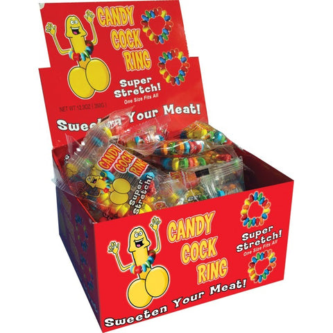 Candy Cock Ring 50 X Display by Hott Products - Sex Games, Coupons and Tricks