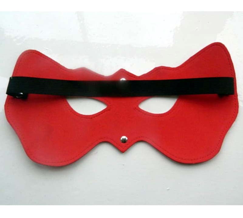 Cat PVC Eye Mask Red Light - - Fancy Dress Ups