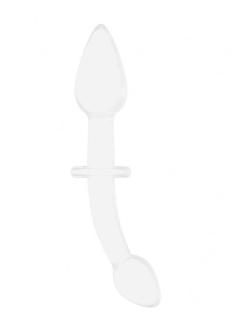 Chrystalino Doubler White Glass by Shots Toys - Glass Sex Toys