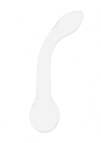 Chrystalino G Rider White Glass by Shots Toys - Glass Sex Toys
