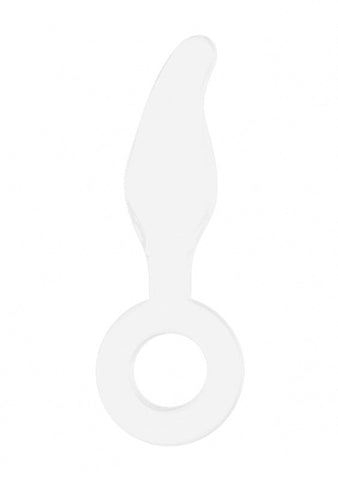 Chrystalino Gripper White Textured by Shots Toys - Glass Sex Toys