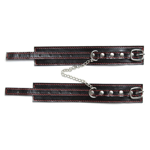 Class Single Rivet Adjustable BDSM Cuffs by BDStyle - Cuffs and Restraints