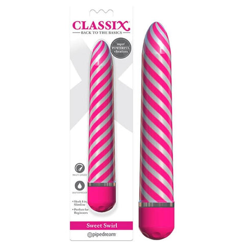 Sweet Swirl Bullet Vibrator by Pipedream Classix - Bullet Vibrators
