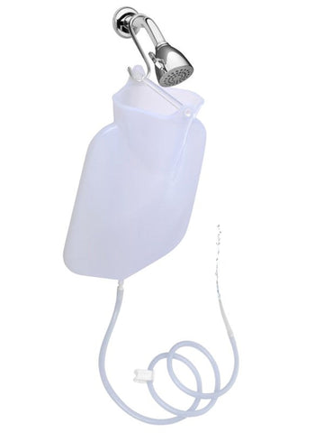 Cleanstream Blue Silicone Shower Douche by XR Brands - Enemas and Douches