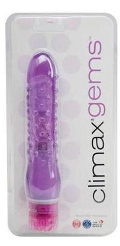 Climax Gems Lavender Beaded Vibrator by Topco - Waterproof Vibrators