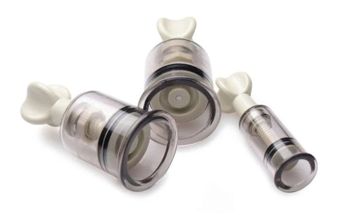Clit and Nipple Suckers Set by XR Brands - Breast and Nipple Toys