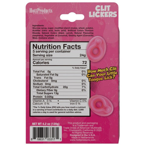 Clit Lickers Clit Shaped Gummies by Hott Products - Sex Games, Coupons and Tricks