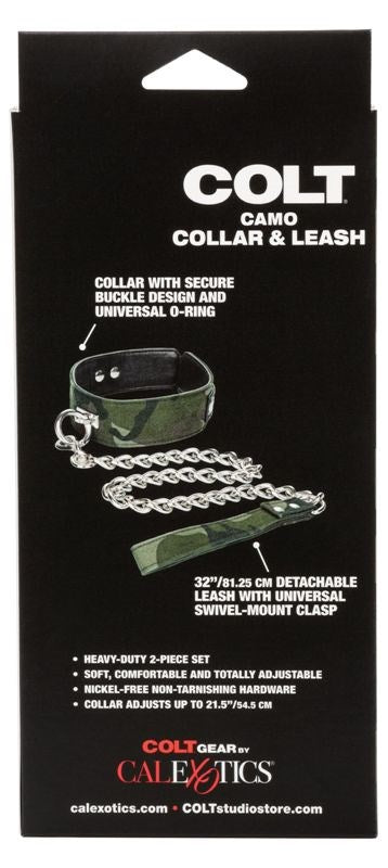 Colt Camo Collar and Leash - - Collars And Cuffs