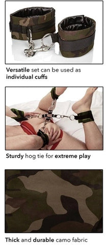 Colt Camo Fetish Play Hog Tie Restraints - Cuffs and Restraints