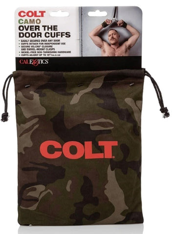 COLT Camo Over The Door Bondage Cuffs by CalExotics - Cuffs and Restraints