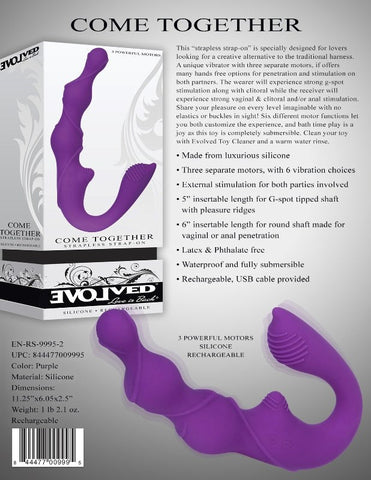 Come Together Strapless Strap-On by Evolved - Strap On Sextoys