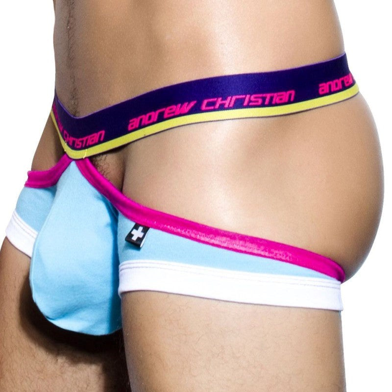 Coolflex Arrow Jock with Show-It Aqua - - Jocks and G-Strings