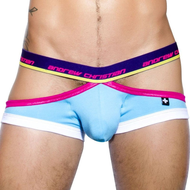 Coolflex Arrow Jock with Show-It Aqua - - Jocks and G-Strings