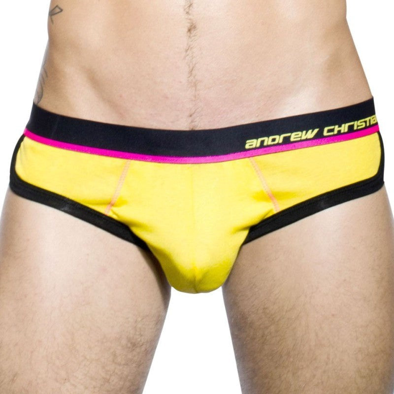 Coolflex Tagless Brief w/ Show-It Yellow - - Jocks and G-Strings