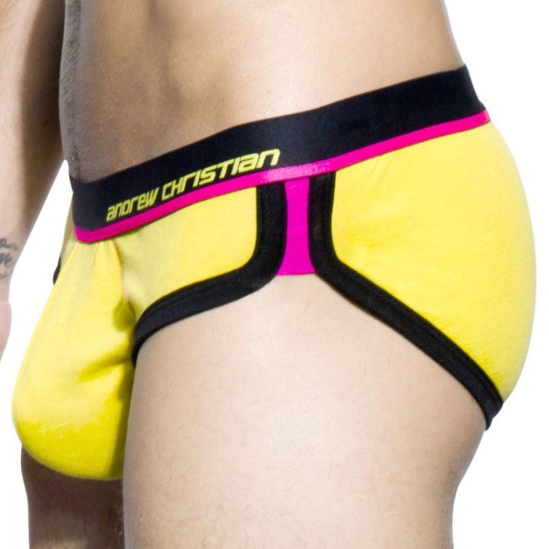 Coolflex Tagless Brief w/ Show-It Yellow - - Jocks and G-Strings