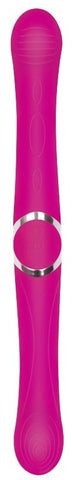 Coupled Love Vibrating Silicone Double Ender by Evolved - Realistic Dildos
