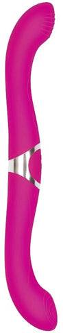 Coupled Love Vibrating Silicone Double Ender by Evolved - Realistic Dildos