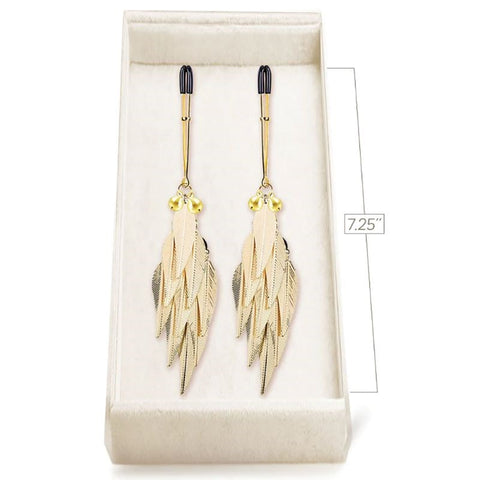 Couture Clip Golden Harvest Nipple Clamps Set of 2 - Nipple and Clit Clamps