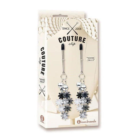 Sensual Rhythm Couture Clip Luxury Nipple Clamps - Nipple and Clit Clamps