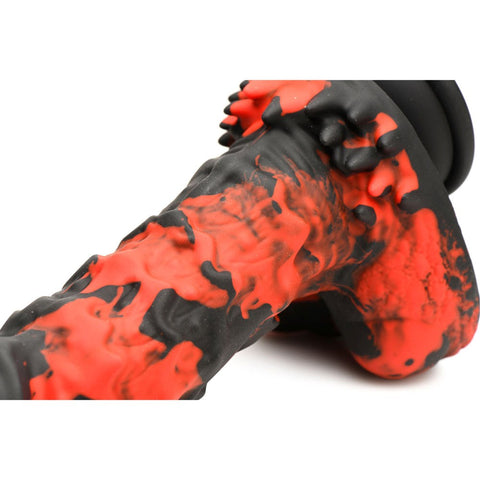 Fire Demon Suction Cup Fantasy Dildo by Creature Cocks - Non-Realistic Dildos