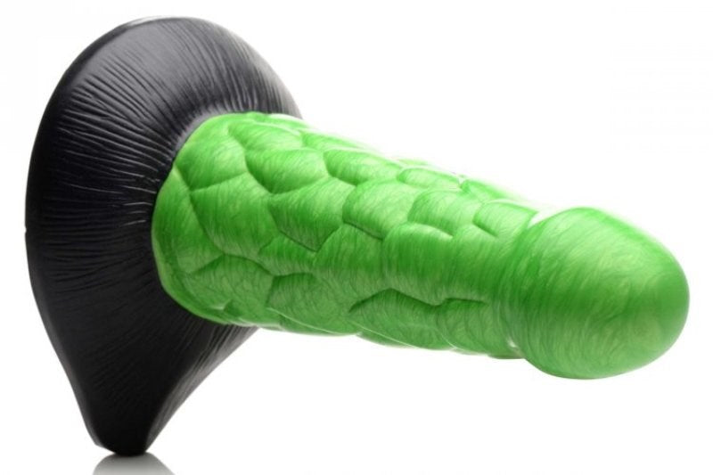 Creature Cocks Radioactive Reptile Thick Scaly Silicone Dildo - - Non-Realistic Dildos