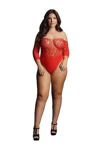 Crotchless Rhinestone Teddy by Shots Toys - Babydolls and Chemises