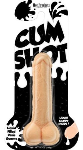 Cumshot Liquid Filled Penis Gummy by Hott Products - Sex Games, Coupons and Tricks