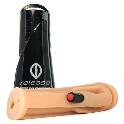 Cyberskin Release Deep Pussy Stroker by Topco - Masturbators and Strokers