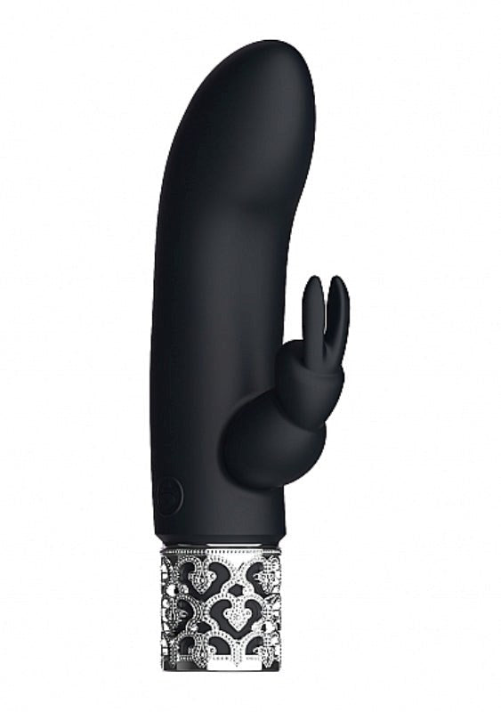 Dazzling Rechargeable Silicone Bullet Black - - Rabbit Vibrators