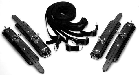 Bed Restraint Kit by XR Brands - Bondage Kits