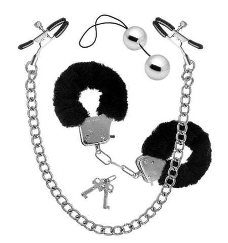 Devoted Three Piece Bedroom BDSM Set by XR Brands - Bondage Kits