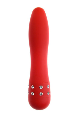 Diamond Princess Massager Red by Evolved - Clit Ticklers and Pulsators