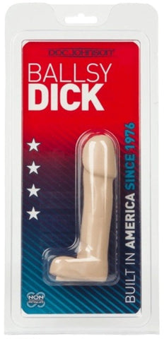 Ballsy 4.5 Inch Realistic Dick by Doc Johnson - Realistic Dildos